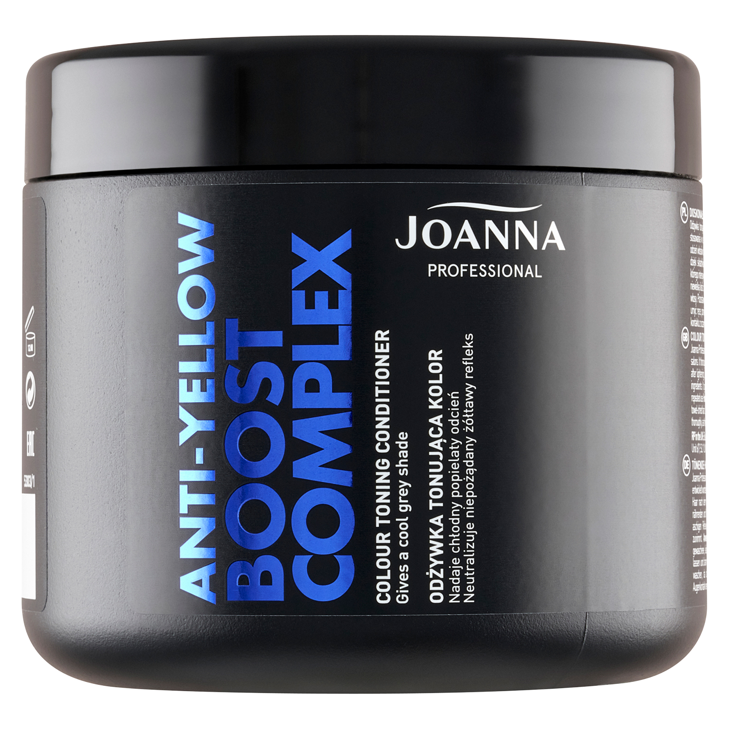 Nieznana Joanna Professional Anti-Yellow Boost Complex, odżywka do włosów tonująca kolor, 500 g