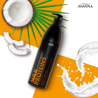 Joanna Professional, szampon do włosów suchych i zniszczonych o zapachu aromatycznego kokosa, 1 l - 3 Joanna Professional, szampon do włosów suchych i zniszczonych o zapachu aromatycznego kokosa, 1 l - 3 - zdjęcie produktu