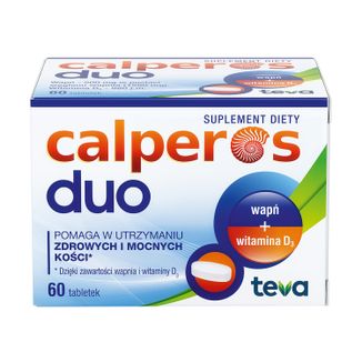 Calperos Duo, 60 tabletek - zdjęcie produktu