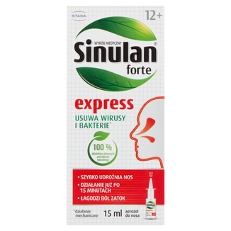 Sinulan Forte Express, aerozol do nosa, 15 ml - zdjęcie produktu
