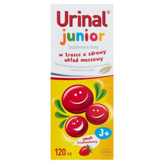 Urinal Junior, płyn doustny, smak truskawkowy, 120 ml - zdjęcie produktu
