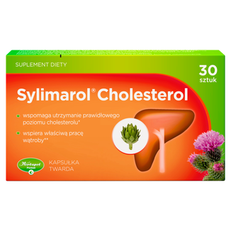Sylimarol Cholesterol, 30 kapsułek Sylimarol Cholesterol, 30 kapsułek - zdjęcie produktu