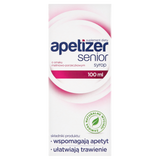 Apetizer Senior, syrop, smak malinowo-porzeczkowy, 100 ml - miniaturka zdjęcia produktu