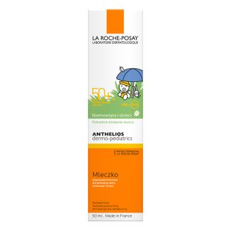 La Roche-Posay Anthelios Dermo-Pediatrics, mleczko ochronne do twarzy i ciała od 6 miesiąca, SPF 50+, 50 ml - zdjęcie produktu