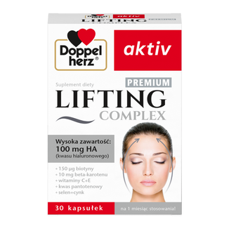 Doppelherz aktiv Lifting Complex Premium, 30 kapsułek Doppelherz aktiv Lifting Complex Premium, 30 kapsułek - zdjęcie produktu