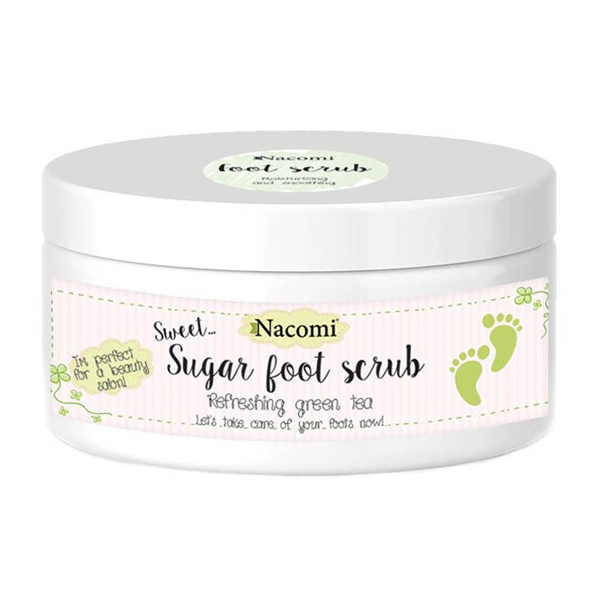 Nieznana Nacomi, peeling Zucker für die Füße, weichmachend, 125 g — Inhaltsstoffe und Bewertung