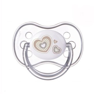 Canpol, smoczek silikonowy, okrągły, NewBorn Baby, rozmiar A, 0-6 miesiaca, 1 sztuka - zdjęcie produktu