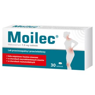 Moilec 7,5 mg, 30 tabletek - zdjęcie produktu