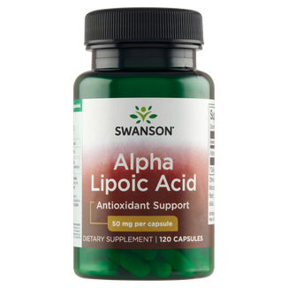 Swanson Alpha Lipoic Acid, kwas alfa liponowy 50 mg, 120 kapsułek - zdjęcie produktu
