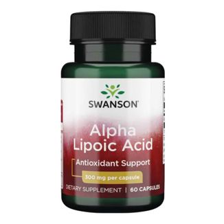 Swanson Alfa Lipoic Acid, kwas alfa liponowy 300 mg, 60 kapsułek - zdjęcie produktu