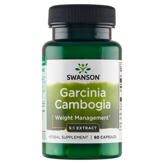 Swanson Garcinia Cambogia extract, tamaryndowiec malabarski, 60 kapsułek USZKODZONE OPAKOWANIE - zdjęcie produktu