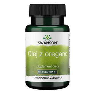 Swanson Oregano Oil, olej z oregano ekstrakt, 120 kapsułek żelowych - zdjęcie produktu