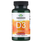 Swanson D3, witamina D 2000 IU, 250 kapsułek - miniaturka zdjęcia produktu