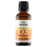 Swanson Vitamin D3 Drops, witamina D 2000 IU, krople, 29,6 ml - miniaturka zdjęcia produktu