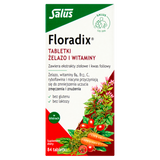 Floradix Żelazo i Witaminy, 84 tabletki - miniaturka zdjęcia produktu