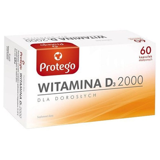 Protego Witamina D3 2000, 60 kapsułek - zdjęcie produktu