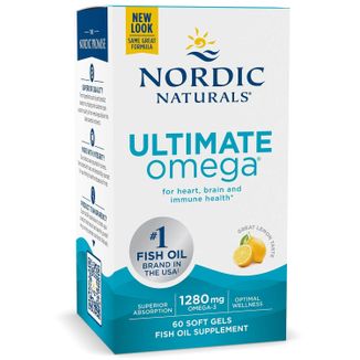 Nordic Naturals Ultimate Omega, smak cytrynowy, 60 kapsułek - zdjęcie produktu