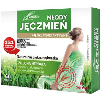 Młody Jęczmień, 60 tabletek - zdjęcie produktu