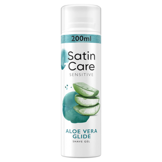 Gillette Satin Care, żel do golenia, Sensitive Skin, 200 ml - zdjęcie produktu