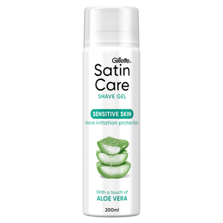 Gillette Satin Care, żel do golenia, Sensitive Skin, 200 ml - zdjęcie produktu