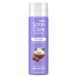 Gillette Satin Care, żel do golenia, Dry Skin, 200 ml - zdjęcie produktu