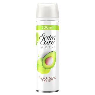 Gillette Satin Care, żel do golenia, Avocado Twist, 200 ml - zdjęcie produktu