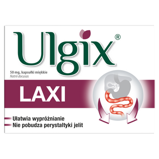 Ulgix Laxi 50 mg, 30 kapsułek miękkich - zdjęcie produktu