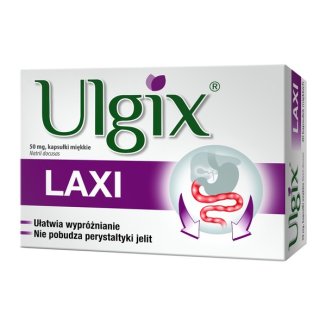 Ulgix Laxi 50 mg, 30 kapsułek miękkich - zdjęcie produktu