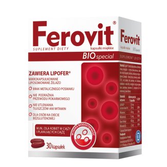 Ferovit Bio Special, 30 kapsułek miękkich - zdjęcie produktu
