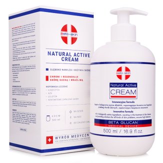 Beta-Skin Natural Active Cream, krem do ciała, 500 ml - zdjęcie produktu