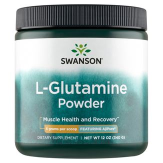 Swanson AjiPure L-Glutamine Powder, L-glutamina, 340 g - zdjęcie produktu