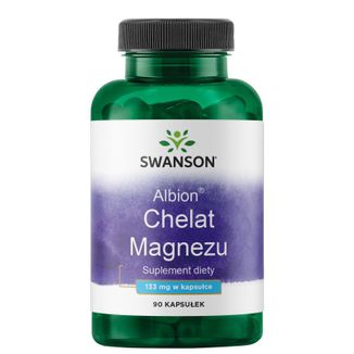 Swanson Albion Chelat Magnezu, 90 kapsułek - zdjęcie produktu