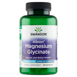 Swanson Albion Chelat Magnezu, 90 kapsułek Swanson Albion Chelat Magnezu, 90 kapsułek - zdjęcie produktu