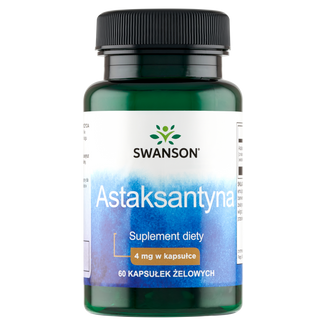Swanson Astaxanthin, astaksantyna, 60 kapsułek - zdjęcie produktu