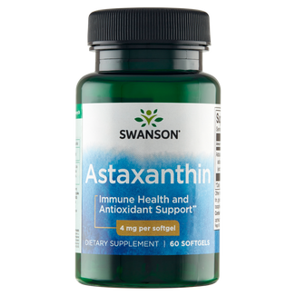 Swanson Astaxanthin, astaksantyna, 60 kapsułek Swanson Astaxanthin, astaksantyna, 60 kapsułek - zdjęcie produktu