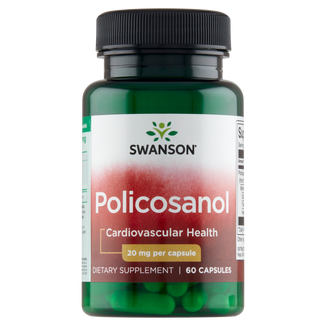 Swanson Polikosanol 20 mg, 60 kapsułek Swanson Polikosanol 20 mg, 60 kapsułek - zdjęcie produktu