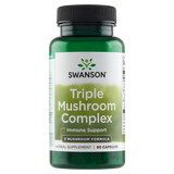 Swanson Triple Mushroom Complex, Maitake + Reishi + Shiitake, 60 kapsułek - miniaturka zdjęcia produktu
