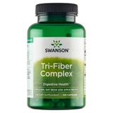 Swanson Tri-Fiber Complex, babka płesznik + otręby + pektyny, 100 kapsułek - miniaturka zdjęcia produktu