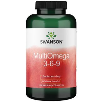 Swanson MultiOmega 3-6-9, 120 kapsułek - zdjęcie produktu