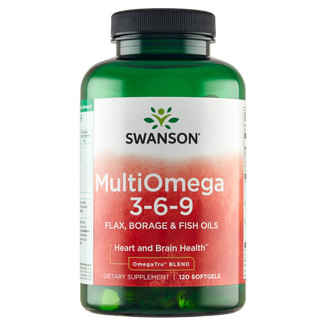 Swanson MultiOmega 3-6-9, 120 kapsułek - zdjęcie produktu