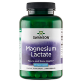 Swanson Magnesium Lactate, mleczan magnezu, 120 kapsułek - miniaturka zdjęcia produktu