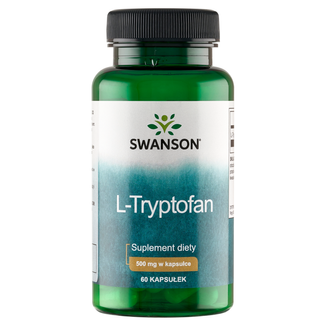 Swanson L-Tryptophan, L-tryptofan 500 mg, 60 kapsułek - zdjęcie produktu