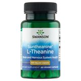 Swanson Suntheanine L-Theanine, L-teanina 100 mg, 60 kapsułek wegetariańskich - miniaturka zdjęcia produktu