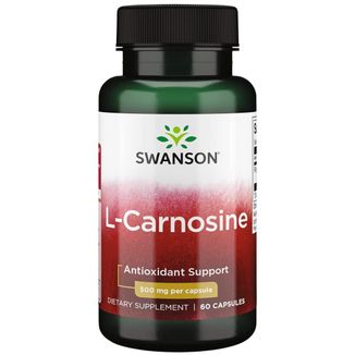 Swanson L-Carnosine, L-karnozyna, 60 kapsułek - zdjęcie produktu