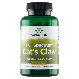 Swanson Cat's Claw, koci pazur 500 mg, 100 kapsułek - zdjęcie produktu