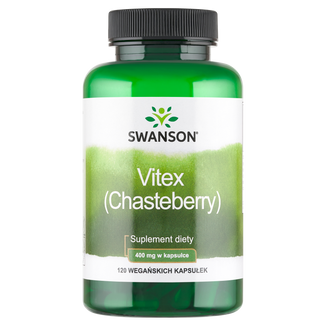 Swanson Vitex Chasteberry, niepokalanek pospolity, 120 kapsułek - zdjęcie produktu