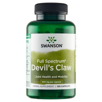Swanson Devil's Claw, diabelski pazur, 100 kapsułek - zdjęcie produktu