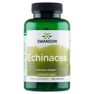 Swanson Echinacea 400 mg, jeżówka purpurowa, 100 kapsułek - zdjęcie produktu