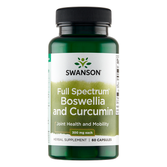 Swanson Full Spectrum Boswellia & Curcumin, kadzidłowiec i kurkuma, 60 kapsułek - zdjęcie produktu