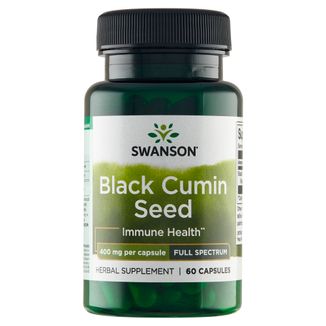Swanson Full Spectrum Black Cumin Seed, nasiona czarnego kminu, 60 kapsułek - zdjęcie produktu